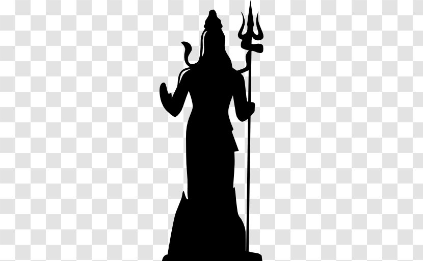 Adiyogi Shiva Statue Haridwar Parvati - Black And White - SHIVA Transparent PNG