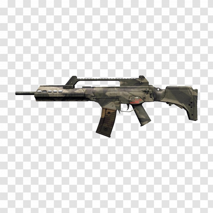 Heckler & Koch G36 Airsoft Guns Firearm - Silhouette - Weapon Transparent PNG