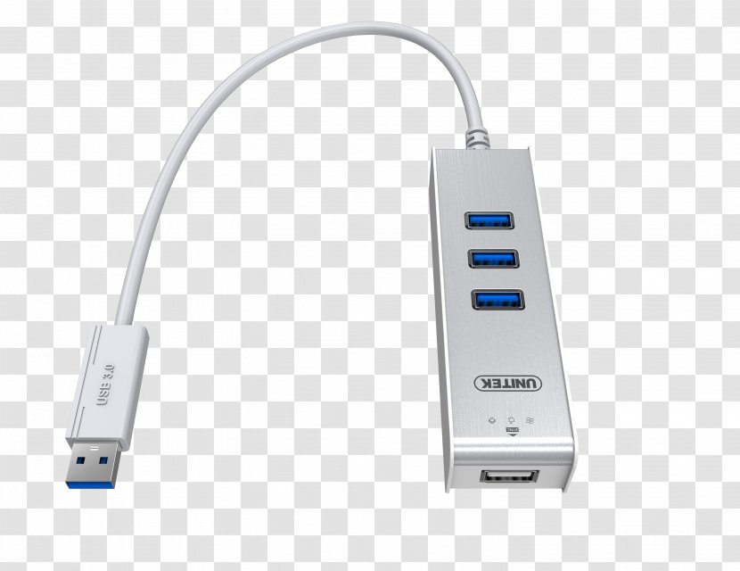 Ethernet Hub USB Adapter Computer Port - Data Transmission Transparent PNG