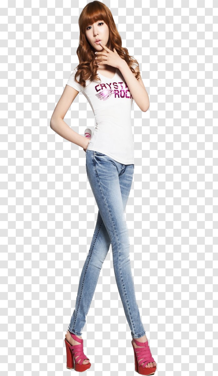 Tiffany Girls' Generation Model Jeans - Waist - Taeyeon Snsd Transparent PNG