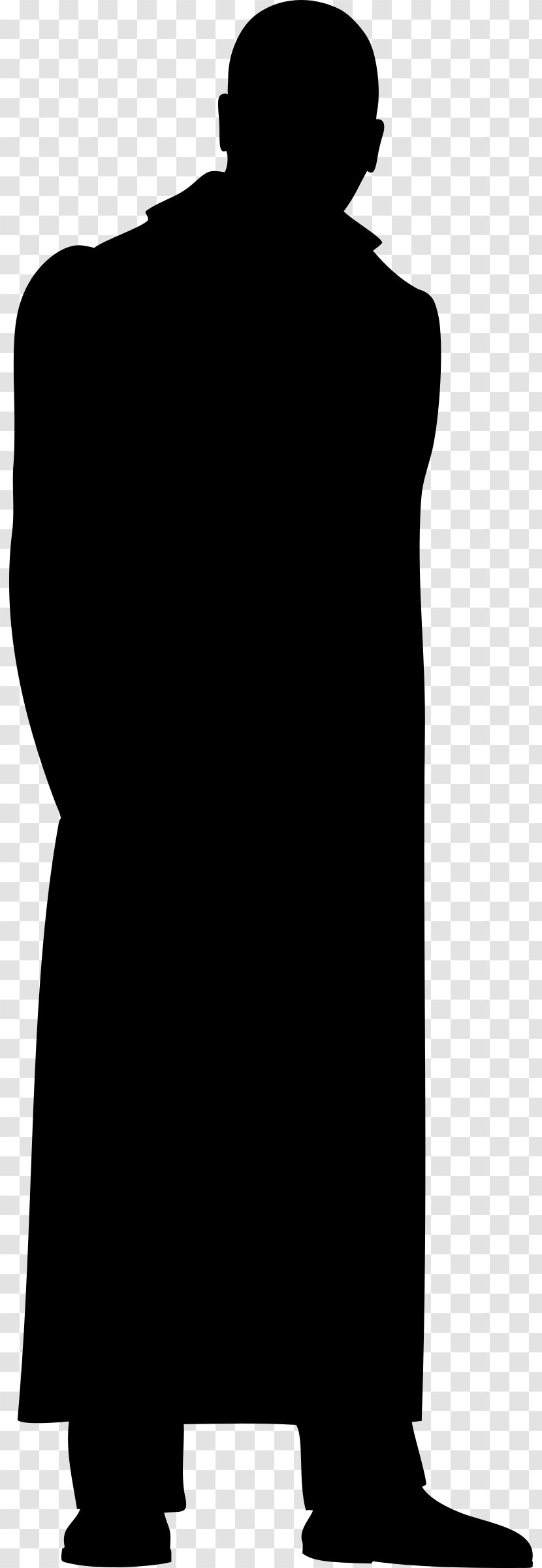 Silhouette Coat Clip Art - Man - H Transparent PNG