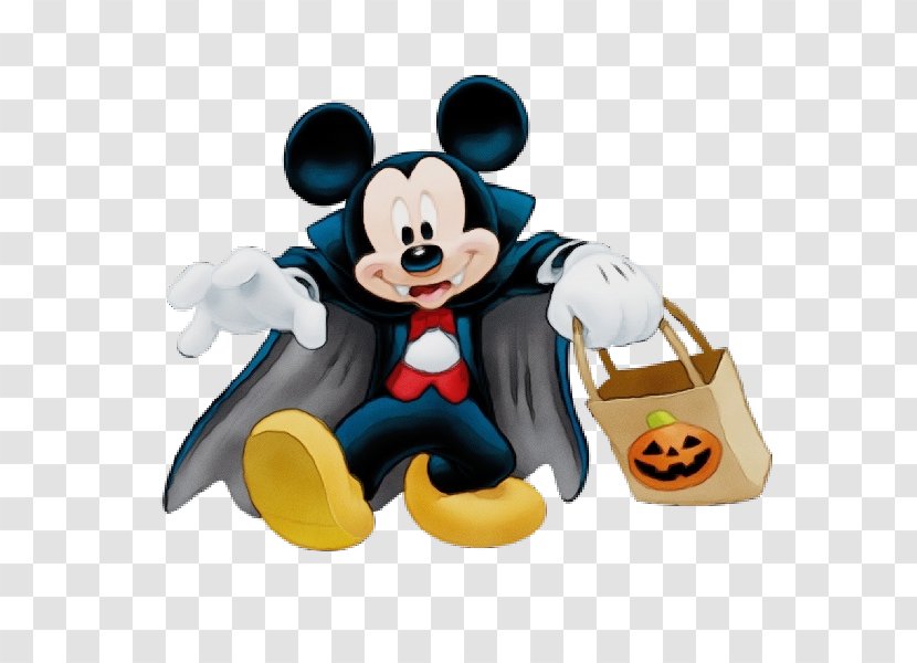 Mickey Mouse Minnie Clip Art Halloween Image - Fictional Character Transparent PNG
