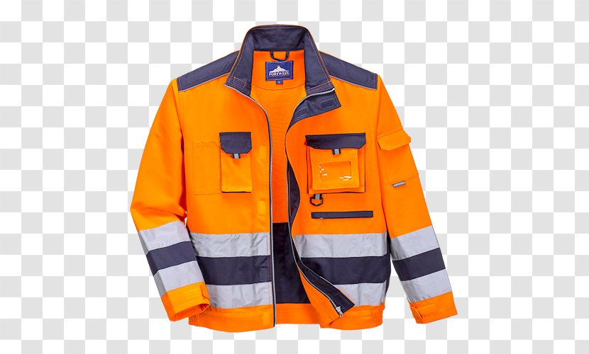 High-visibility Clothing T-shirt Jacket Personal Protective Equipment - Sleeve Transparent PNG
