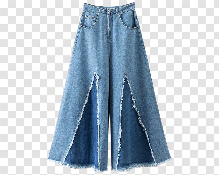 Jeans Denim Bell-bottoms Waist Pants - Shorts - Color Transparent PNG
