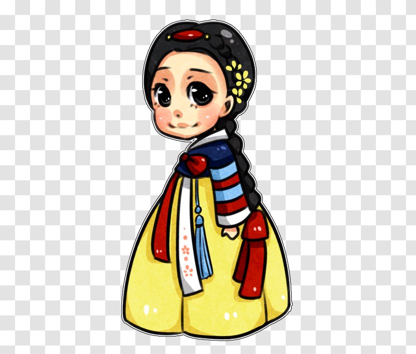 Tiana Snow White Hanbok Korea Disney Princess - Cartoon Transparent PNG