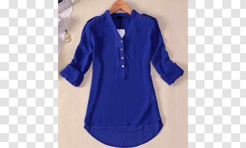 T-shirt Blouse Sleeve Neckline - Fashion Transparent PNG