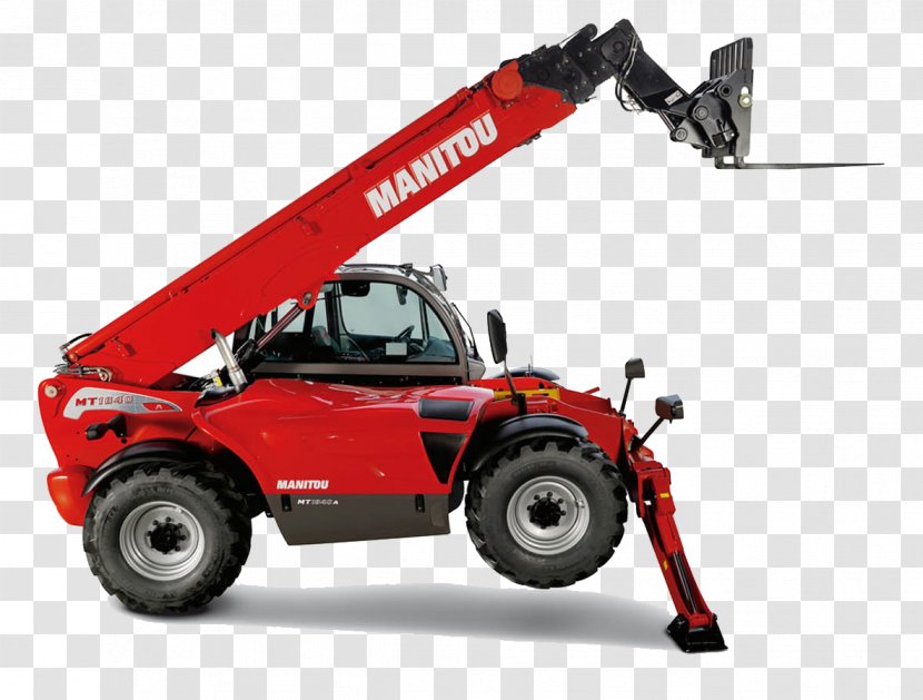 Telescopic Handler Manitou UK Aerial Work Platform Forklift Heavy Machinery Transparent PNG