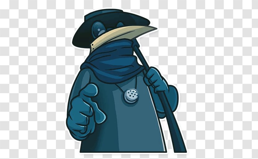 Telegram Plague Doctor Sticker Physician - Allamanda Transparent PNG