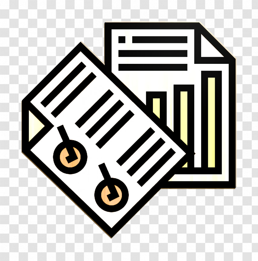 Business Essential Icon Report Icon Paper Icon Transparent PNG