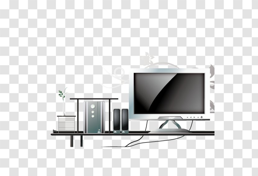 Television Set Computer Monitors LCD Flat Panel Display - Monitor Accessory - Cartoon Transparent PNG