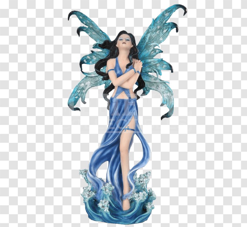 Elemental The Fairy With Turquoise Hair Figurine Statue - Goddess - Water Transparent PNG
