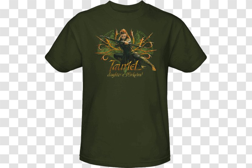 T-shirt Tauriel Smaug The Hobbit Sleeve - Sweatshirt Transparent PNG