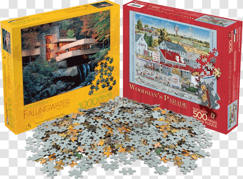 Jigsaw Puzzles Fallingwater Puzzle Box - Manufacturing - Connect Transparent PNG