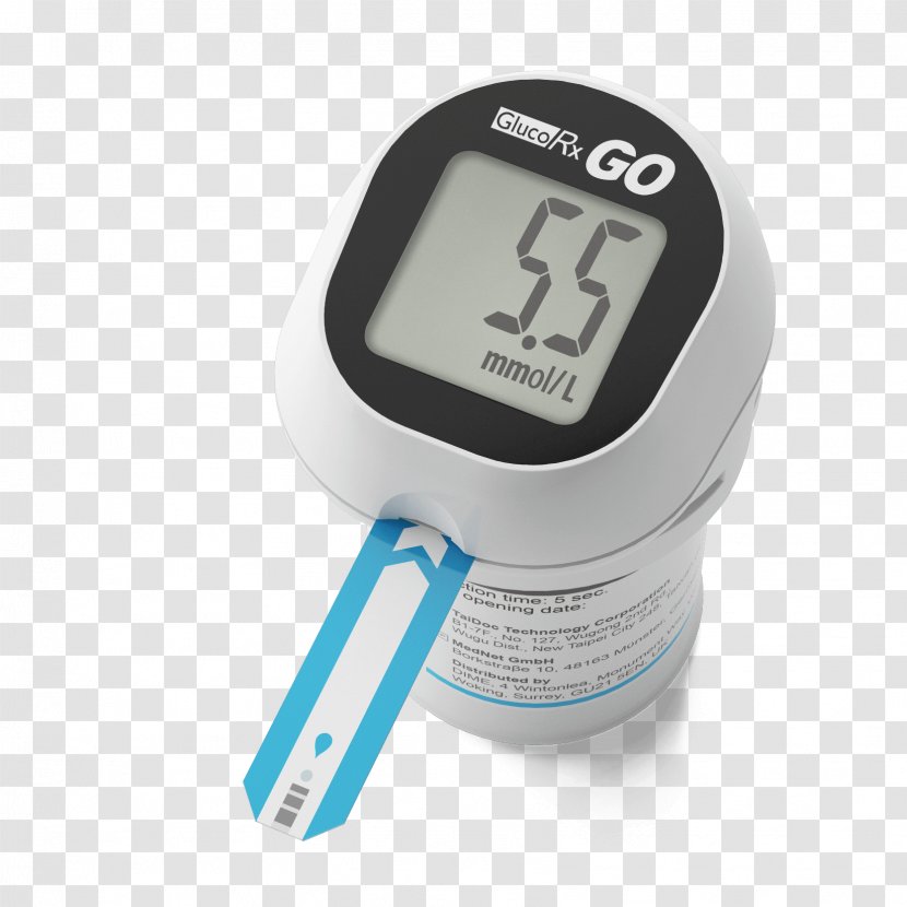 GlucoRX Blood Glucose Meters Sugar Test Monitoring - Lancet - Pressure Meter Transparent PNG