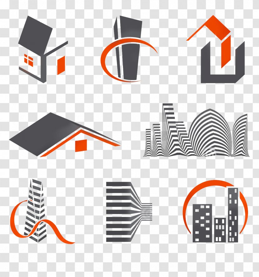 Real Estate Building Logo - Communication - Text Transparent PNG