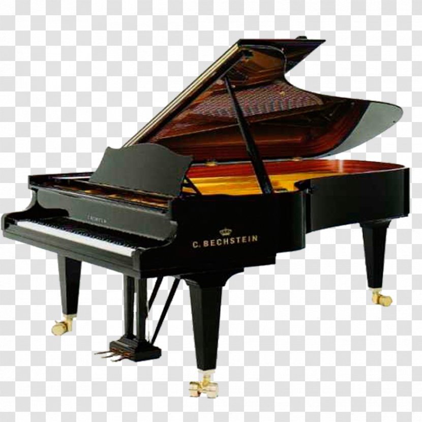 Grand Piano C. Bechstein Guangzhou Emory Sen Electronics Co., Ltd. Yamaha Corporation - Silhouette Transparent PNG