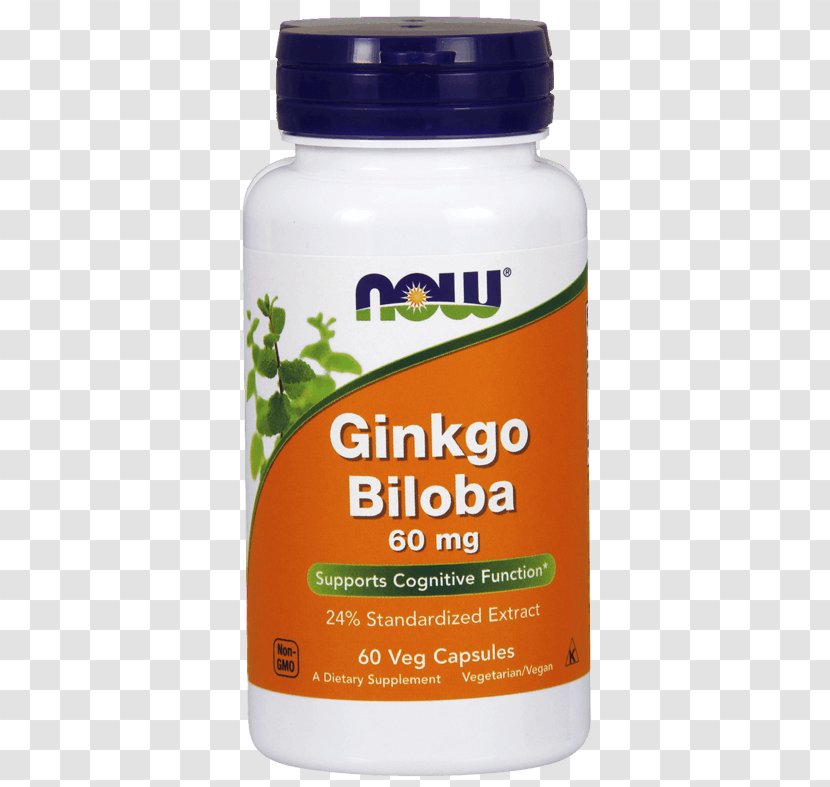 Dietary Supplement Ginkgo Biloba Food Vegetarian Cuisine Extract - Health Transparent PNG