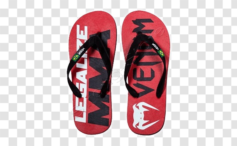 Flip-flops Venum Slipper Mixed Martial Arts Boxing - Sandal Transparent PNG