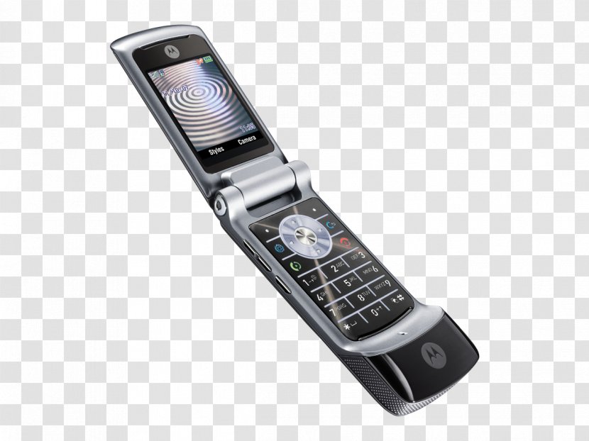 Motorola Krzr RAZR V3i SLVR L7 Telephone - Iphone Transparent PNG