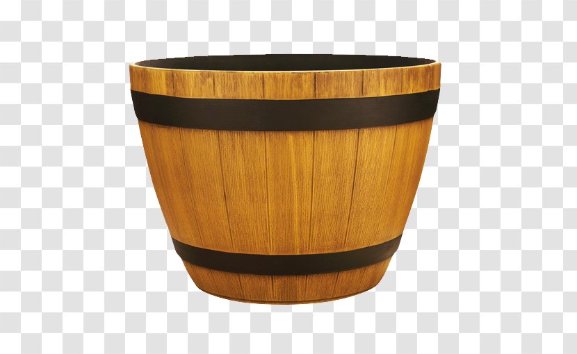 Flowerpot Oak Patio Barrel Container Garden - Wood Transparent PNG