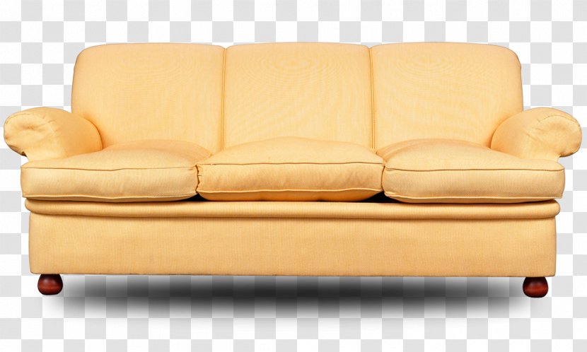 Loveseat Couch Leather - Furniture - Camel Sofa Transparent PNG