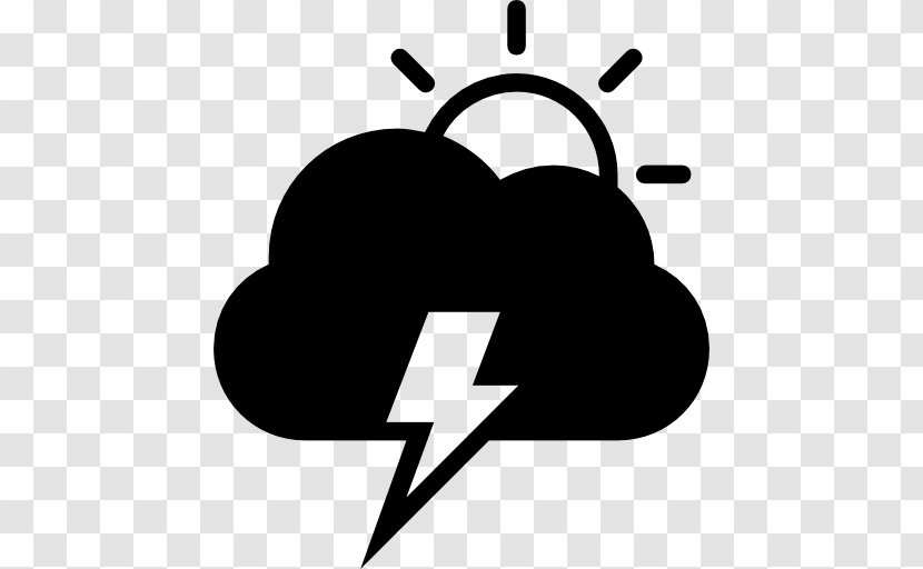 Cloud Lightning Symbol Clip Art - Rain - Hurricane Transparent PNG