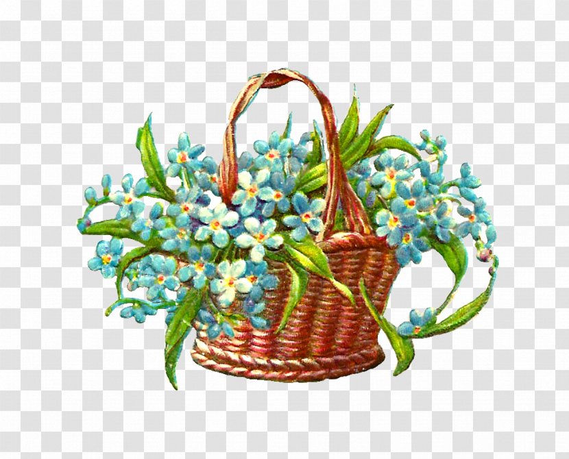 Flower Basket Clip Art - Flowerpot - Graphics Of Flowers Transparent PNG