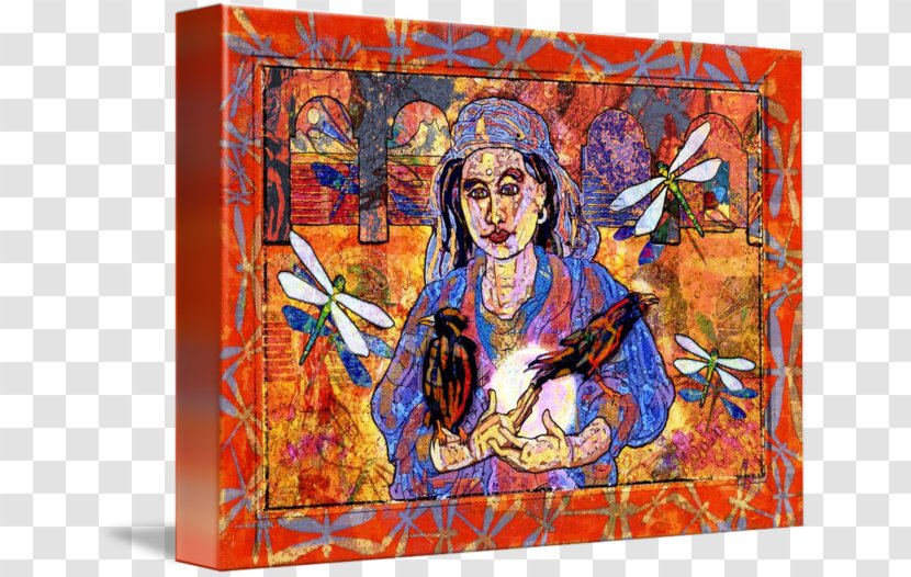 Painting Art Gallery Wrap Canvas Printmaking - Moon Goddess Transparent PNG
