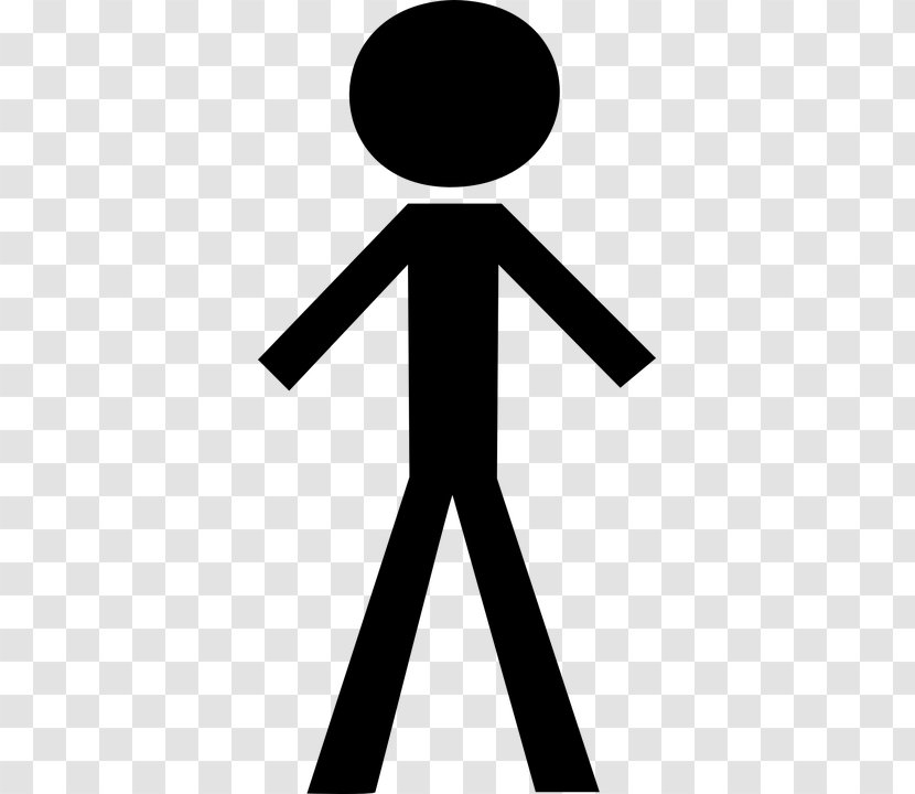 Stick Figure Clip Art - Monochrome Photography - 男人 Transparent PNG