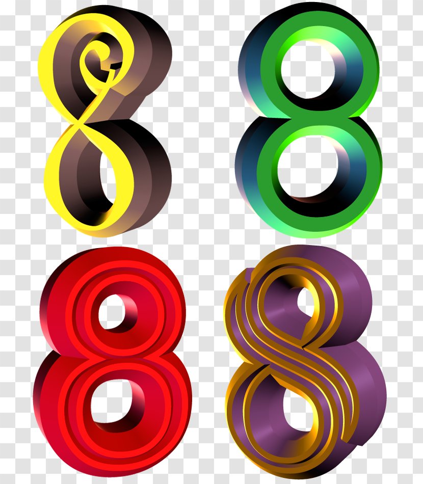 Numerical Digit Digital Image Photography Number - 1234 Transparent PNG