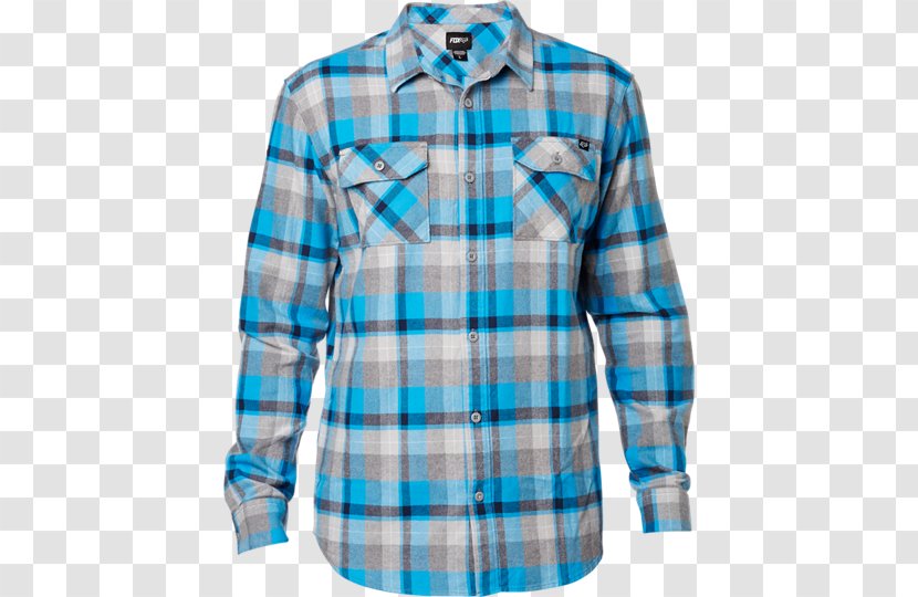 T-shirt Fox Racing Jacket Flannel - Button Transparent PNG