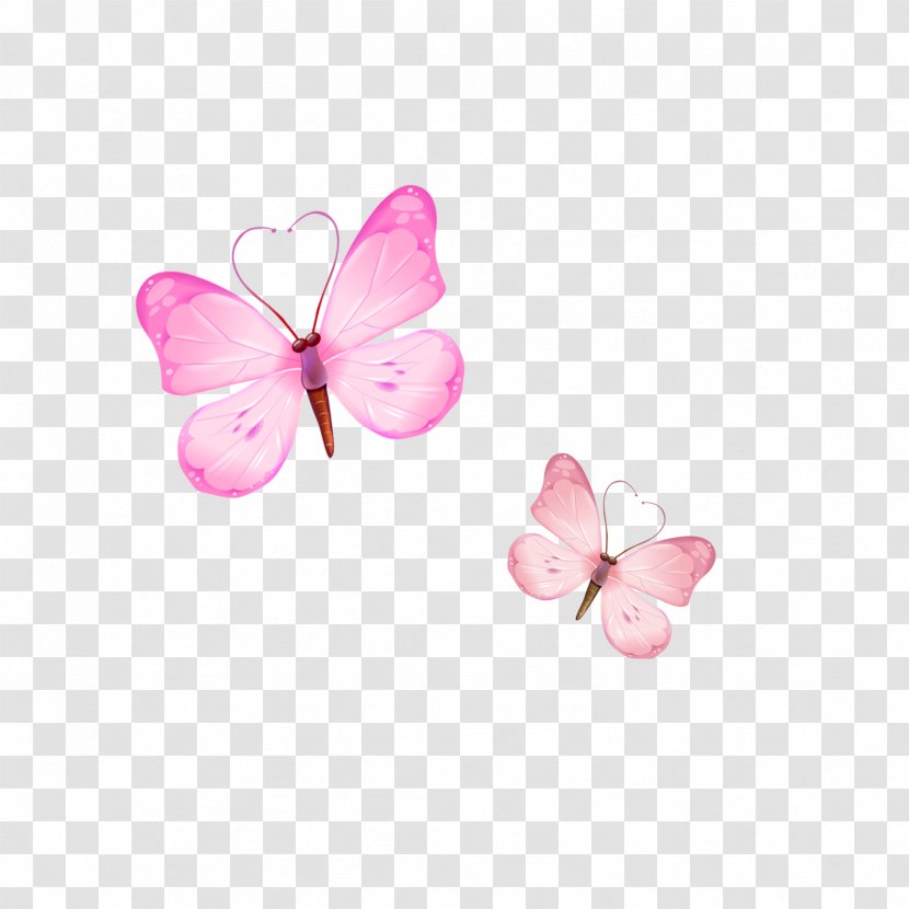 Butterfly Download - Pink Transparent PNG