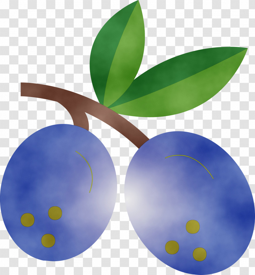 Blue Fruit Plant Leaf Tree Transparent PNG
