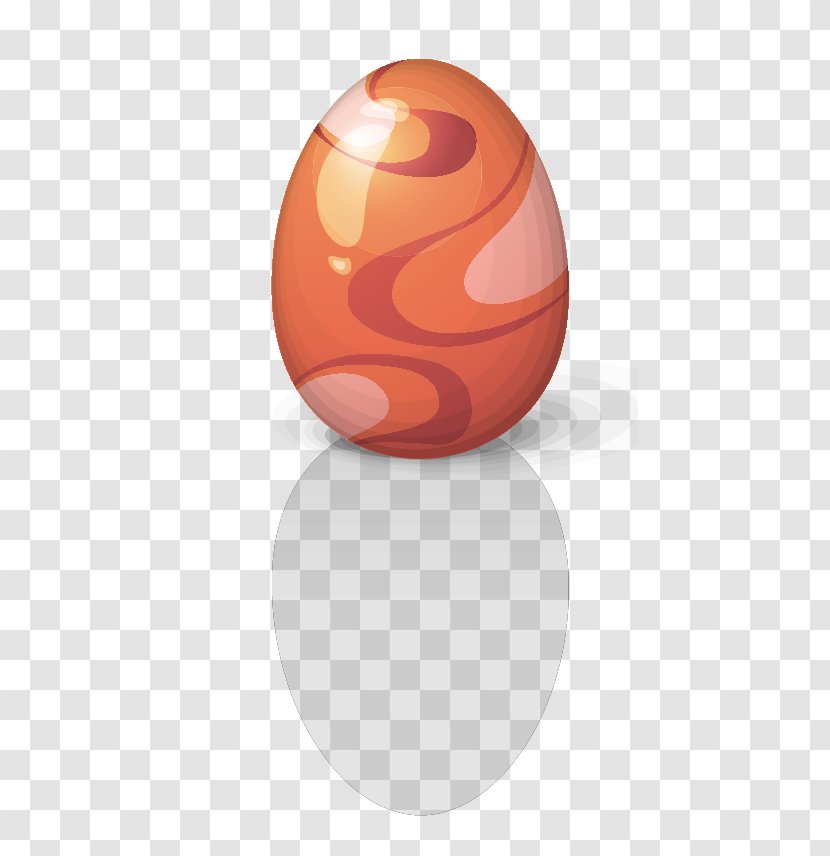 Easter Egg Clip Art - Orange - Eggs Transparent PNG
