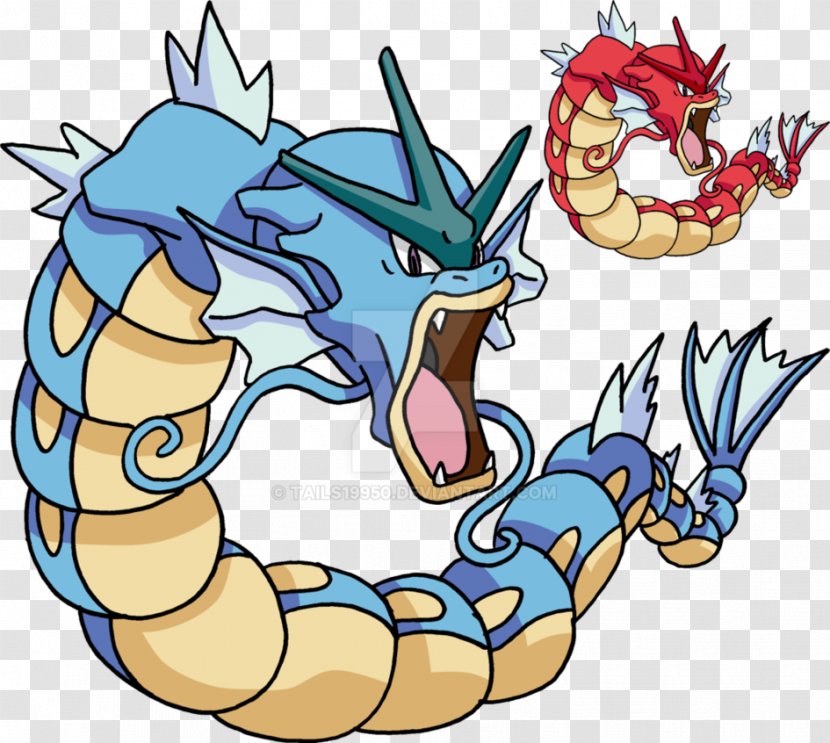 Misty Pokémon Red And Blue Dragon GO Gyarados Transparent PNG