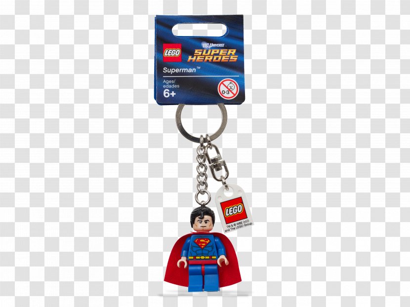 Superman Key Chains Lego Super Heroes Minifigure The Group - Fictional Character - Figure Skating Transparent PNG