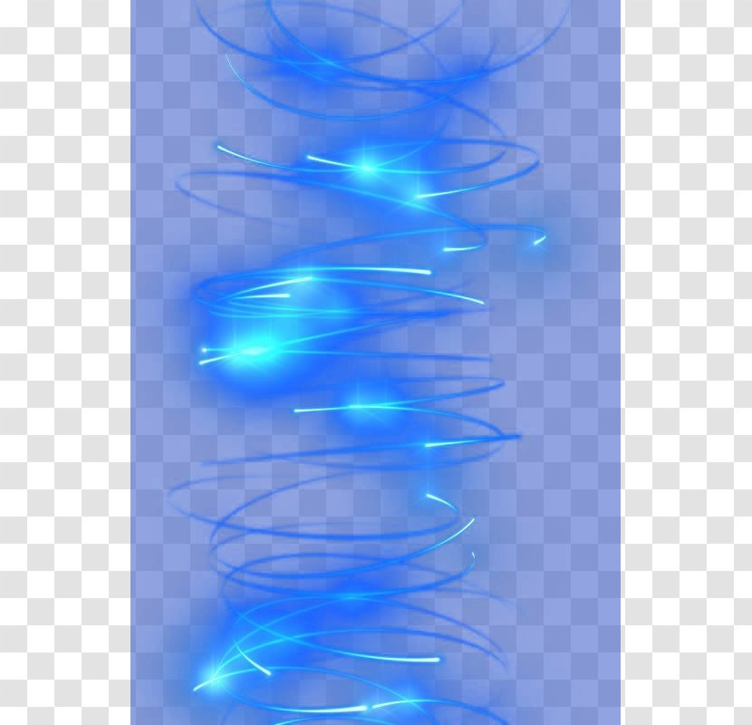 Light Adobe Illustrator - Blue - Ring-shaped Lines Effect Transparent PNG