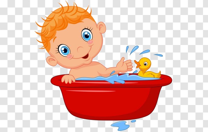 Bubble Bath Bathtub Bathing Cartoon - Bathroom Transparent PNG