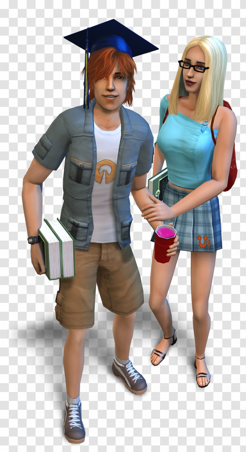 The Sims 2: University Pets 3: Life 4 Expansion Pack - Shoulder - 2 Transparent PNG