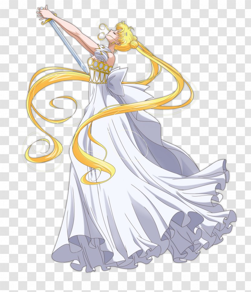 Sailor Moon Queen Serenity Neptune Mercury Pluto - Flower Transparent PNG