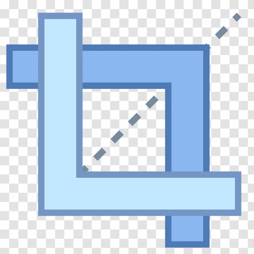 Cropping Editing Icon Design - Area Transparent PNG