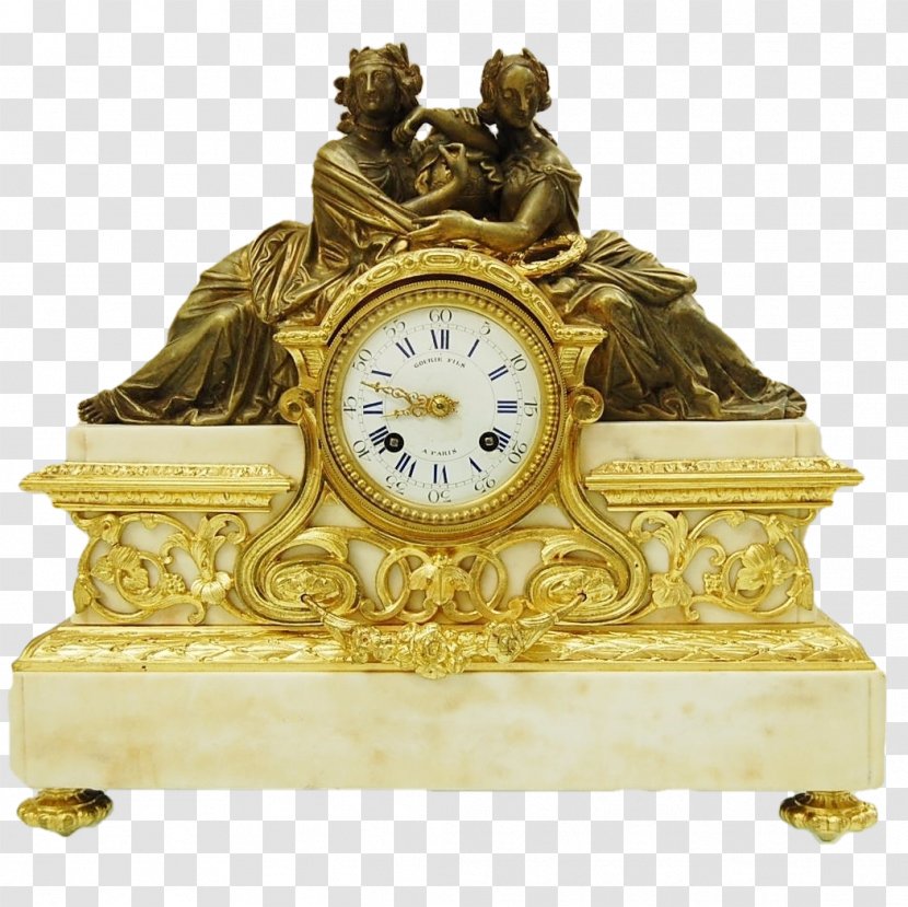 Pendulum Clock Antique Bijouterie Horlogerie - Paris Transparent PNG