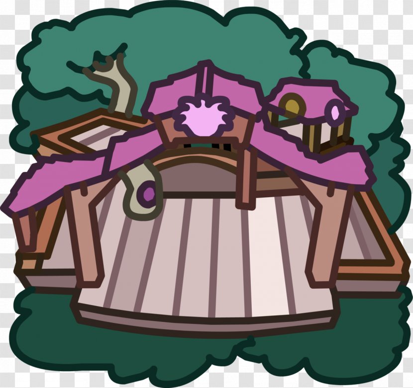 Igloo Club Penguin Tree House - Wiki Transparent PNG