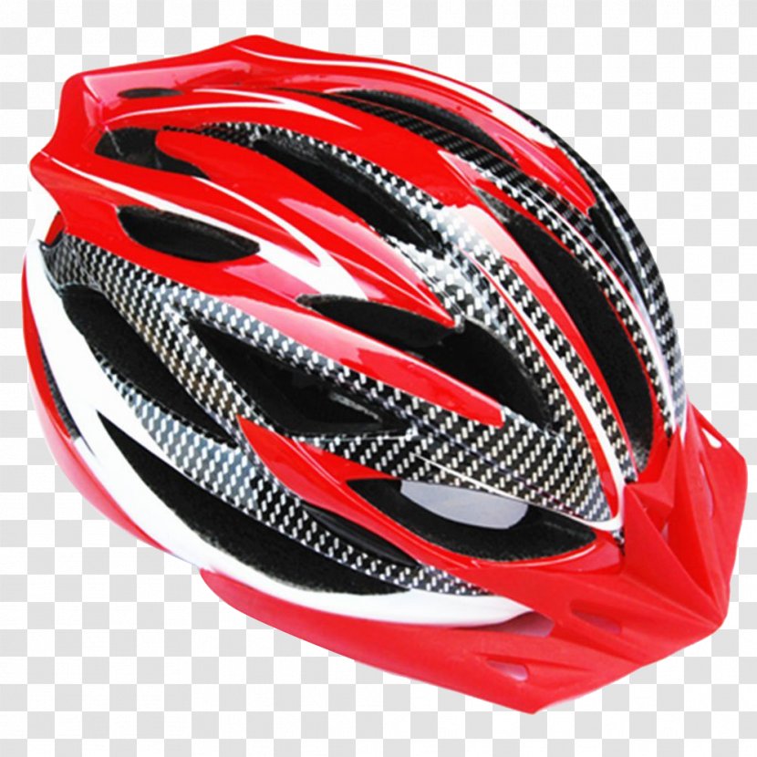 Bicycle Helmet Motorcycle Hat - Bicycles Equipment And Supplies - Red Pattern Mountain Bike Transparent PNG