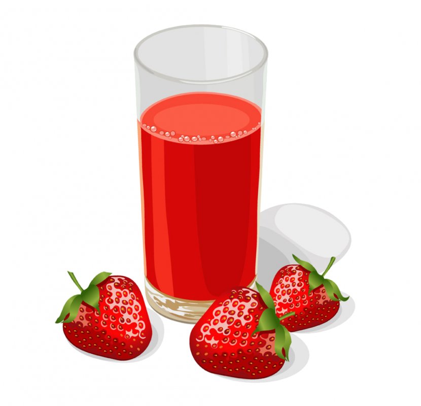 Strawberry Juice Pomegranate Non-alcoholic Drink Transparent PNG