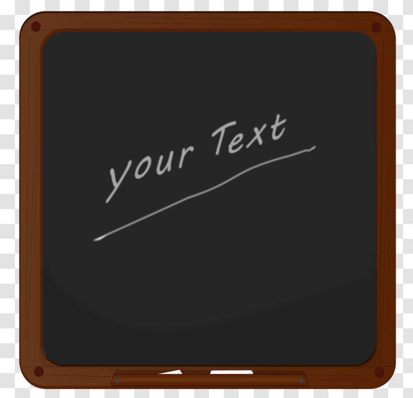 Blackboard Chalkboard Art Clip - Teacher - Chalk Board Transparent PNG