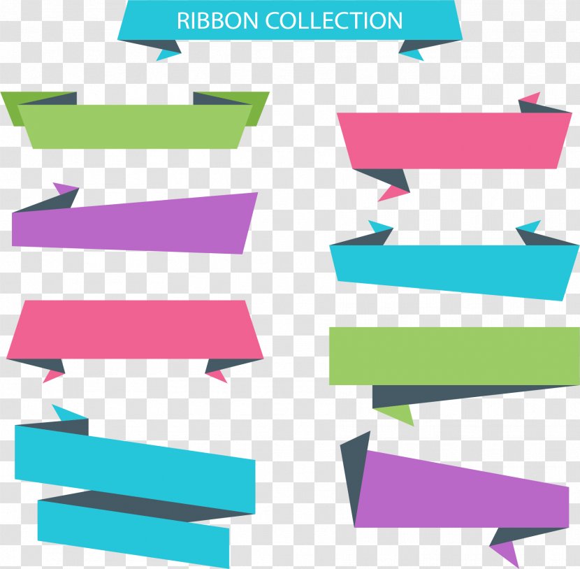 Paper Ribbon Download Clip Art - Area - Rotate Color Transparent PNG