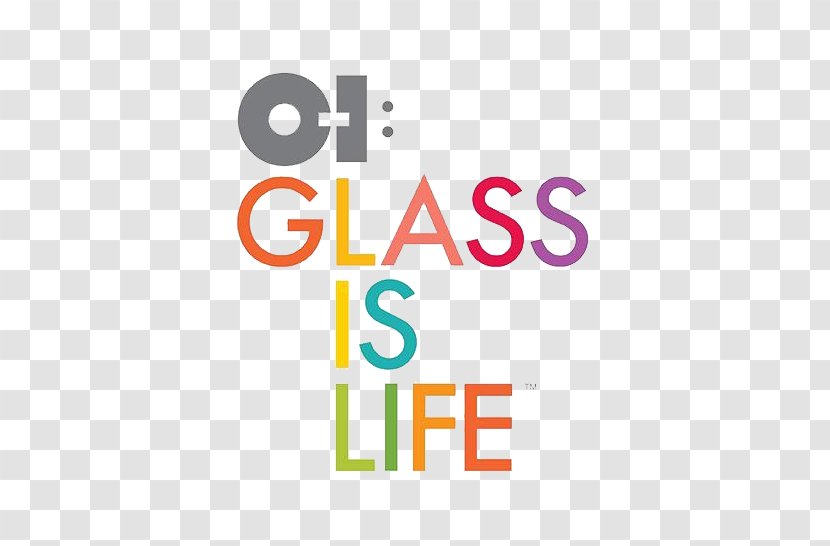 Owens-Illinois Logo Glass Is Life Brand - Text Transparent PNG