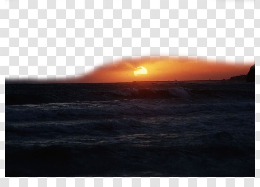 The Sun On Sea - Sunrise - Horizon Transparent PNG