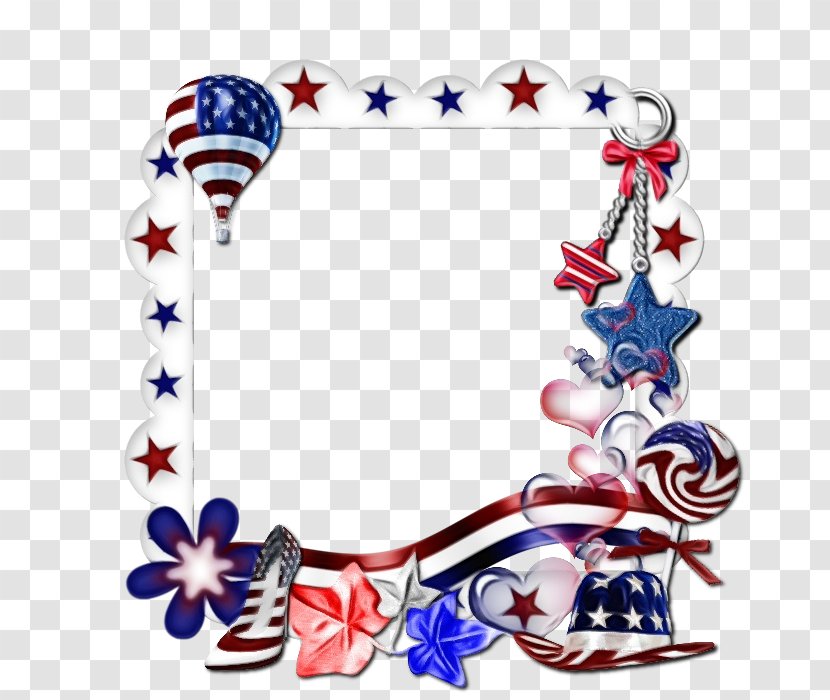 Fourth Of July Background - Picture Frame Transparent PNG